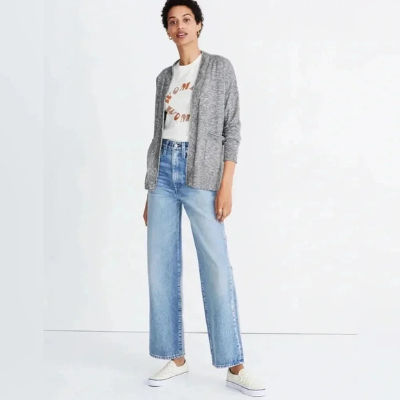 Madewell Marled Bradley Cardigan Sweater Size Small - Picture 2 of 10